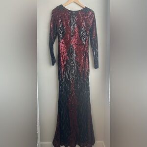 Goddiva Sequin Gown